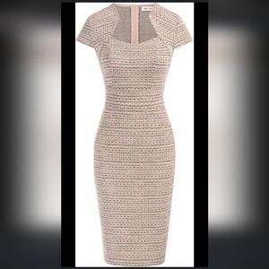 Elegant Tweed Like Dress Size M